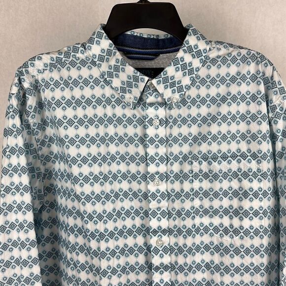 Cody James Core Button Front Shirt Men’s Size Medium Long Sleeve - Picture 2 of 10